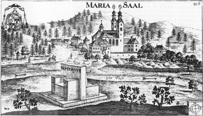 Castle of Maria Saal in Maria Saal, Carinthia, Austria, European Union by Johann Weikhard von Valvasor